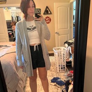 Old navy grey long cardigan